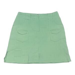 Jamie Sadock Green Classic Golf Cargo Short skirt skort‎ sz 4
